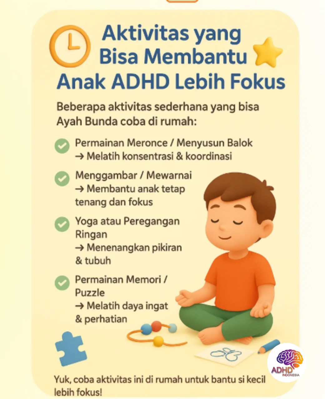 Pendekatan Edukatif yang Tepat untuk Anak ADHD di Kabupaten Kulon Progo